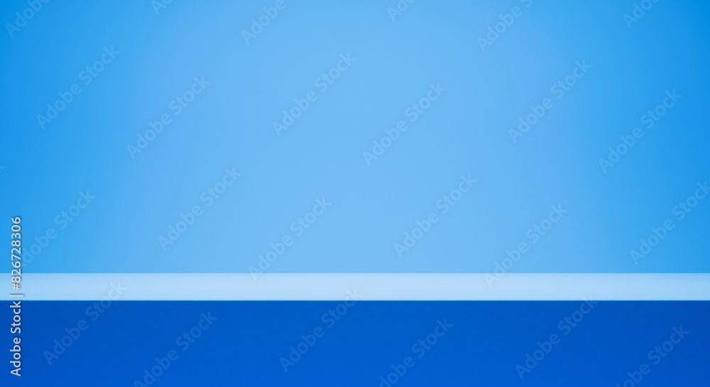Leinwandbilder blue empty bright background copy space. festive and advertising background - best place for your te