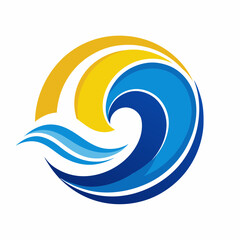 Wave Symbol Logo Design