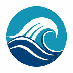 Wave Symbol Logo Design