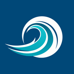 Wave Symbol Logo Design
