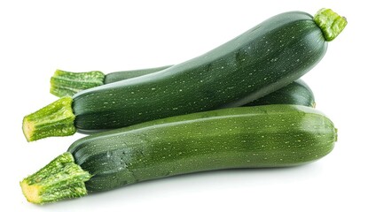 Zucchini isolated on a white background