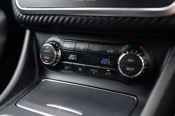 Advanced Climate Control Panel with Dual Zones, A/C, and Heated Seat Options