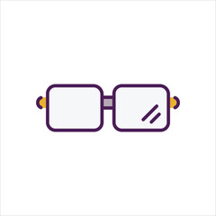 Eyeglasses vector icon