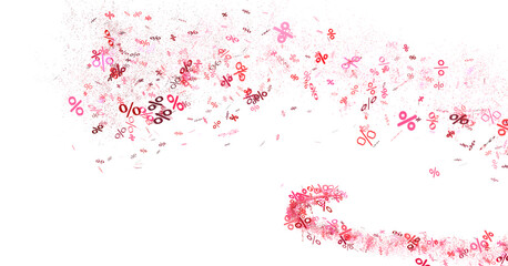 Blurred sale background.  transparent PNG