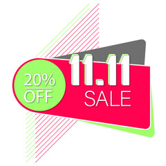 11.11 november big sale 20% 0ff