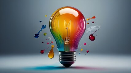 notion notion, An exquisite color-gradient bulb that paints words of truth by growing and rippling
