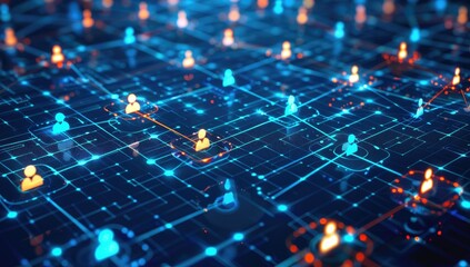 Abstract Network of Digital Connections