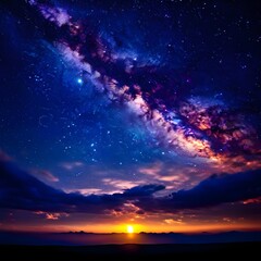 Obraz premium starry night sky