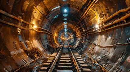 Safe tunnel excavation with modern equipment