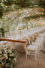 wedding table