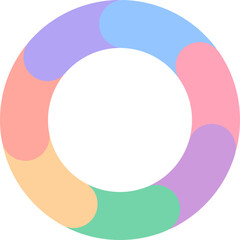 piegraph infographic frame
