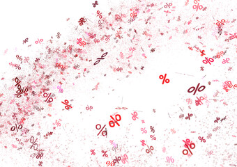 Blurred sale background.