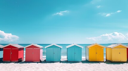 Naklejka premium vacation, water, background, sea, summer, sand, ocean, sun, blue, beach, travel, relax, tropical, nature, sunny, paradise, resort, seascape, shore, tropics, holiday, sky, coast, landscape, season, tou