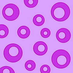 Pink circles design on lighter pink background