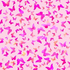 Gradients animals seamless butterfly pattern for fabrics and linens and wrapping