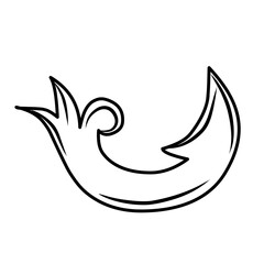 Naklejka premium vintage baroque ornament 