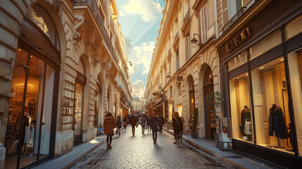 Fototapeta premium Paris Shopping Guide: Best Places for Fashion & Gifts