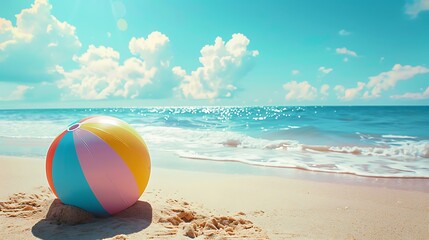 Obraz premium ocean, holiday, vacation, beach, summer, colourful, recreation, resort, ball, fun, tropical, leisure, water, sea, calmness, floating, florida, freedom, game, peaceful, pool, relax, serenity, shore, sw