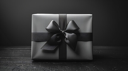 Minimalist Monochrome Gift Photo on Canvas