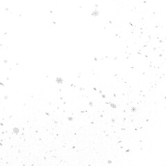 Gentle Snow Drift: Mind-Blowing 3D Illustration of Falling Holiday Snowflakes