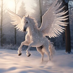 White pegasus