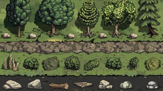 Ready sprite sheets noise for gaming or animation