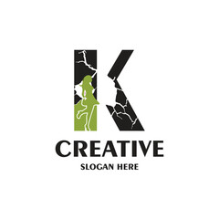 Letter logo design simple concept Premium Vector