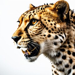 Obraz premium look caemra white background animal 