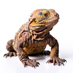 Fototapeta premium look caemra white background animal 