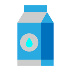 Milk Flat Icon Design