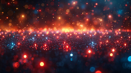 Obraz premium Group of Red, White, and Blue Wallpapers