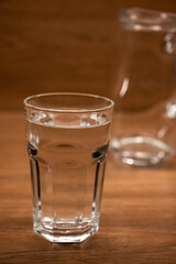 A glass of clean water. High quality photo