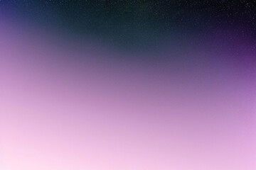 Fototapeta premium Gradient purple sky background. Pink night space with stars and sparkles. Vector dark galaxy. Fantasy cosmic vibrant color universe. Liquid iridescent outer space with glitter texture.