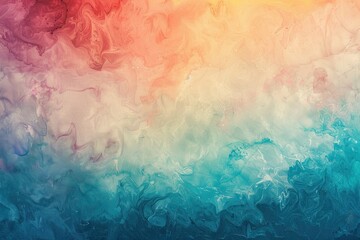 Gradient wash of colors in dreamy palette