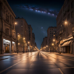 Fototapeta premium night view of the city