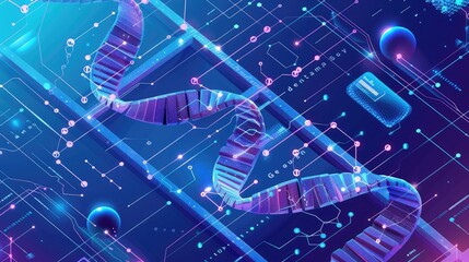Illustrate the concept of bioinformatics and genomics research in healthcare and life sciences