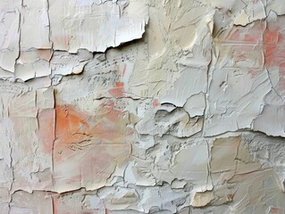 Rough stucco surfaces in artistic abstraction