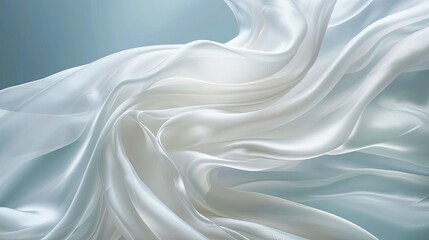 Fototapeta premium Soft silk textures in serene elegance