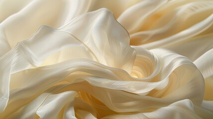 Obraz premium Soft silk textures in serene elegance