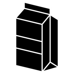 milk carton box icon