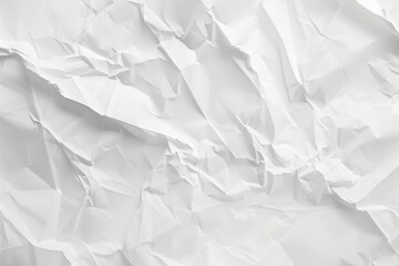 Obraz premium Crumpled white paper texture