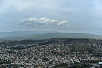 clouds over the Tbilisi