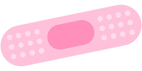 Cute illustration of the bandage medicine isolated on white background.