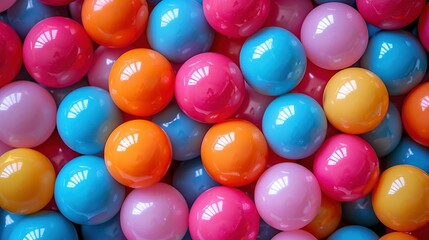 Polychromatic Orbs Background