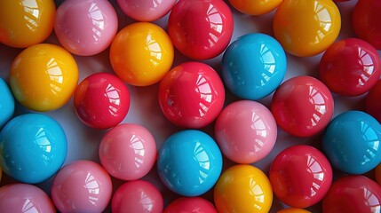 Rainbow Circles Composition