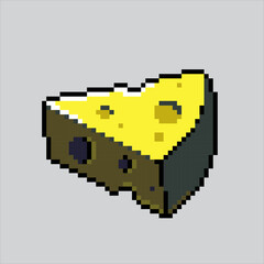 Pixel art illustration Cheese. Pixelated Cheese. Cheese pixelated for the pixel art game and icon for website and video game. old school retro.