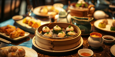 Dim Sum on the table