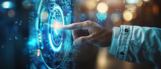 The young mans hand turned off the light switch