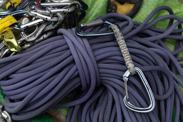 Climbing Safety Equipment Dynamic Rope Carabiners