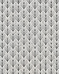 Intricate black and white herringbone pattern.